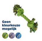 Happy Pet Flossin Fun 2 Knoop hondenspeelgoed Small 28x6X6 cm