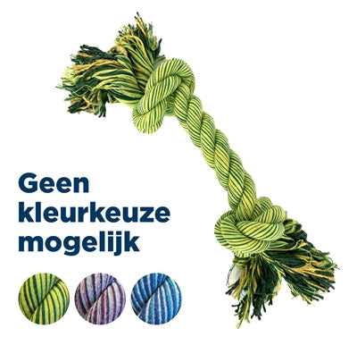 Happy Pet Flossin Fun 2 Knoop hondenspeelgoed Small 28x6X6 cm
