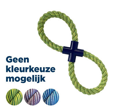 Happy Pet Flossin Fun 8 Vormig L hondenspeelgoed Large 37x15x2,5 cm