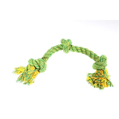 Happy Pet Flossin Fun 3 Knoop hondenspeelgoed Small 35x10CM