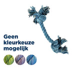 Happy Pet Flossin Fun 2 Knoop hondenspeelgoed Small 28x6X6 cm