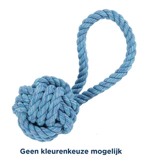 Happy Pet Nuts For Knots Bal Tugger hondenspeelgoed Small 26x8X8 cm