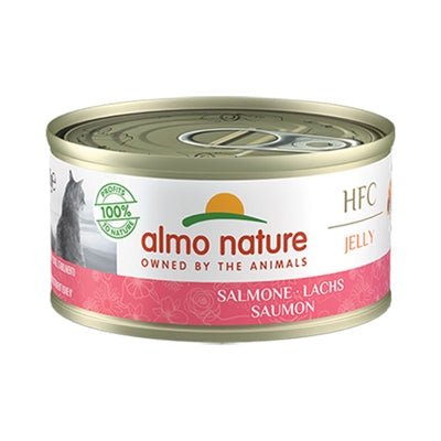 ALMO NATURE CAT ZALM JELLY 24X70 GR