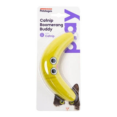 Petstages Green Magic Boomerang Buddy kattenspeelgoed 23,5x10x4 cm