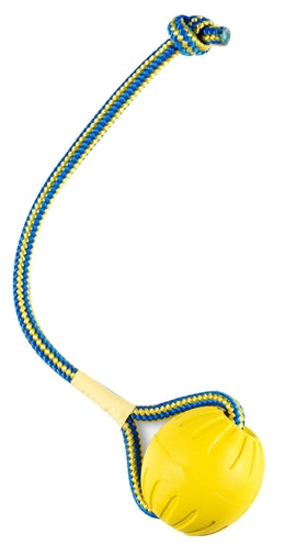Starmark Swing 'n Fling Durafoam Fetch Bal Aan Koord hondenspeelgoed