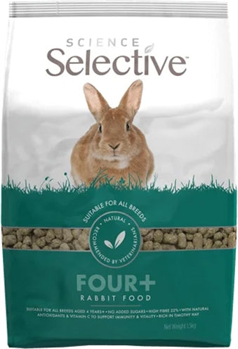 Supreme Science Selective Rabbit Mature knaagdiervoer konijnenvoer 1,5 kg