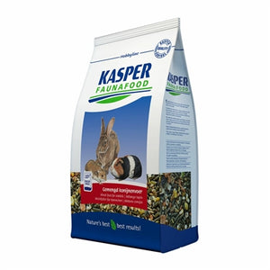 Kasper Faunafood Hobbyline Gemengd Konijnenvoer Met Rode Wortel knaagdiervoer 3,5 kg
