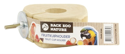 BACK ZOO NATURE FRUITCUP HOUDER JAVA MET SCHROEF 15X13X4 CM